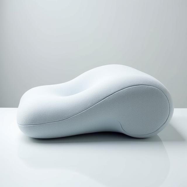 人間工学に基づいた形状のTaiga Neの枕